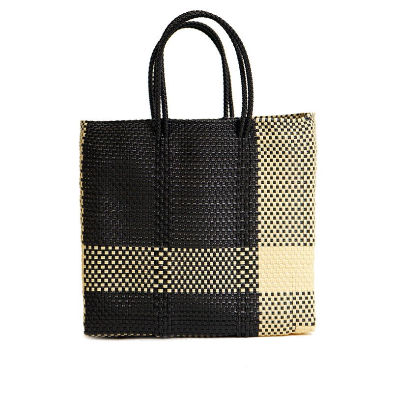 MERCADO BAG - CROSS LINE - Cream / Black (M) | Letra｜レトラ公式通販