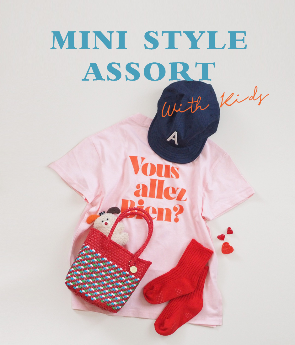 MERCADO BAG - ROMBO - Red / White (S) | Letra｜レトラ公式通販